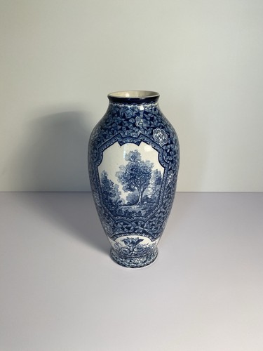 Blaue keramikvase von - keramikvase, franz