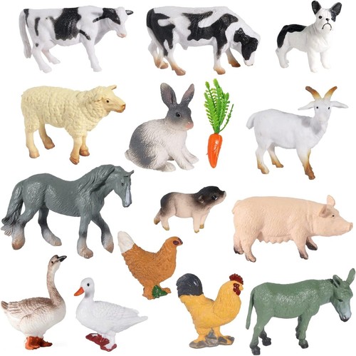 Bauernhof tiere figuren set - set,