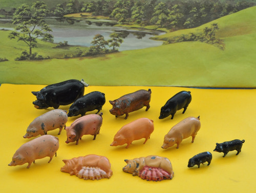 Britains hollow cast - hollow-cast, schweine