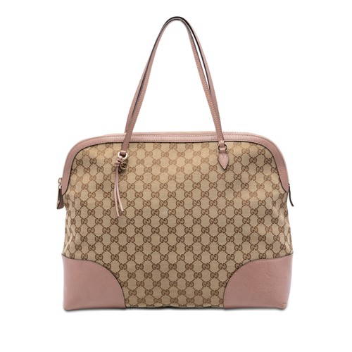 Gucci large canvas bree - gg,