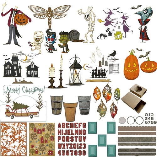 Halloween weihnachten präge - halloween,