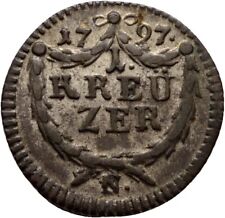 Nürnberg Stadt 1 Kreuzer 1797  Silber 0,8 g Original Münze #XLM227
