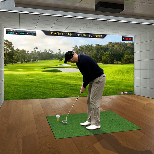 Golf-Schlagmatte