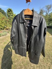 Lederjacke M. Flues 46 schwarz international leatherwear 
