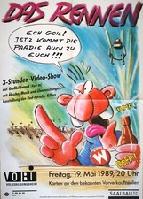 WERNER - DAS RENNEN 1989 FFM - orig. Concert Poster - Plakat - DIN A1 - F/U 1239