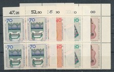 857037) Berlin Eckrand 4erBlock Nr.459-462** Musikinstrumente