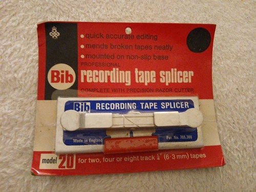 Vintage bib recording tape - vintage,