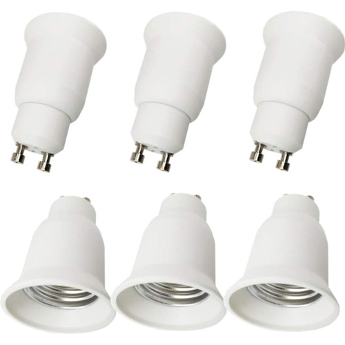 Gu10 e27 lamp adapter pack - e27, of