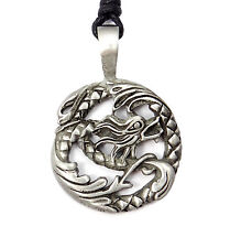 Drache Zinn-Anhänger "Drachen Ewigkeit" keltischer Anhänger A-D22