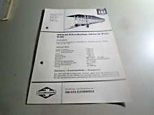 Altes Datenblatt Landwirtschaft DDR Impulsa Rohrmelkanlage fahrbar für Weide M 6