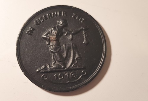 Medaille 1916 eiserner - medaille,
