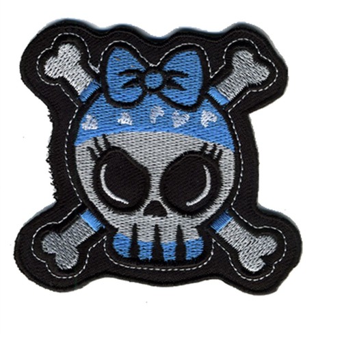 Aufnäher totenkopf mit - aufnäher,