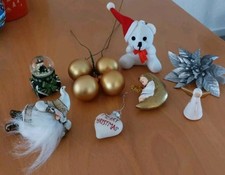 Weihnachtsdeko/Kugeln und Figuren, 11-teilig