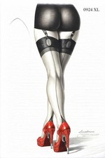 Nahtnylons Strapsstrümpfe