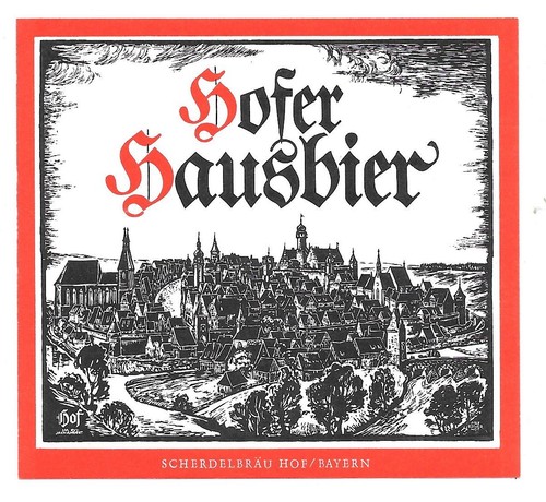 Altes bieretikett brauerei - bieretikett,