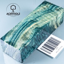 2014 Pappel Maser | 120x40x30 | Griffblock stabilisiert | ACRYHOLZ | Messergriff