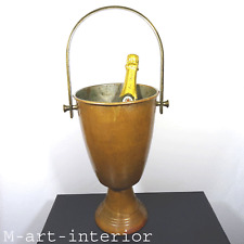Weinkühler Sektkühler, Kupfer, Bottle Cooler, Post Bauhaus, um 1930-1950