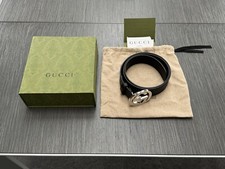 Gucci Herren GG Gürtel mit GG Schnalle - Grau - Größe 100 - NEU & OVP - FULL SET
