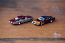 3x US Muscle Cars 1:64 Greenlight Dodge Charger Challenger R/T Modellautos