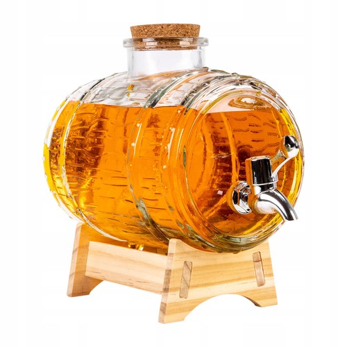 Liter glasfass einer - 2-liter-glasfass, in