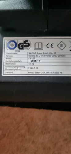 Maxxus crosstrainer - cx, 4.3f