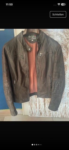 Lederjacke herren braun - lederjacke,