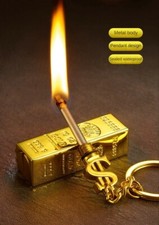 Streichholz Goldbarren Benzin