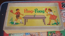 altes DDR Ping-pong  Tischtennis Spiel , ca 1960