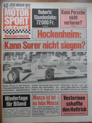 Motor sport aktuell - motor,