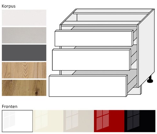Schubladenunterschrank