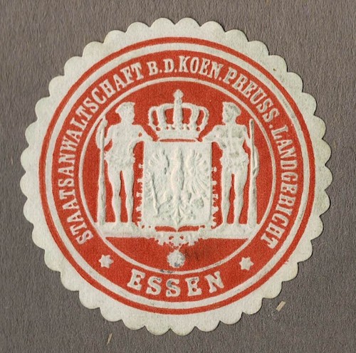 Siegelmarke preußen - siegelmarke,