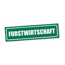 Forstwirtschaft Magnetschild