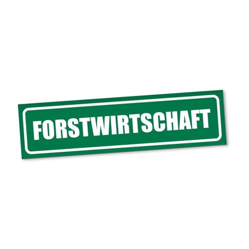 Forstwirtschaft magnetschild - forstwirtschaft,