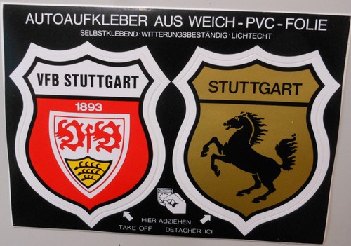Aufkleber vfb stuttgart - stuttgart, 2