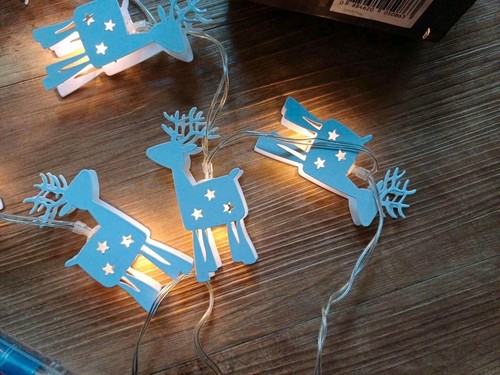 Led rentier lichterkette - 10,