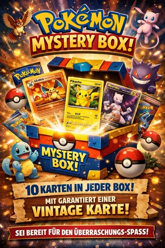 Pokémon card mystery - pokémon, 10