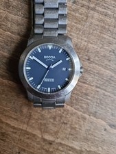 Boccia Titanium Herrenuhr Quartzuhr Läuft