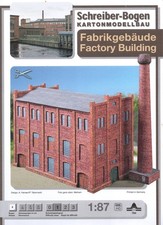 Schreiber Kartonmodellbau Fabrikgebäude  1:87  HO