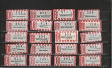 20 R-Zettel BRD, versch. PÄ