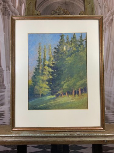 Aquarell landschaft bäume - landschaft,