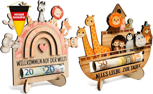 Taufe geschenk set arche - taufe,