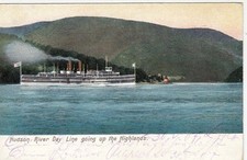 Hudson, River Day Line going up the Highlands gl1907 E8703