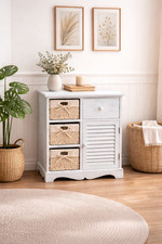 Kommode Landhaus Weiß mit