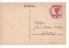 Deutsches Reich Ganzsache 1919, von Schorndorf