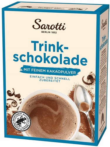 Sarotti trinkschokolade - trinkschokolade,