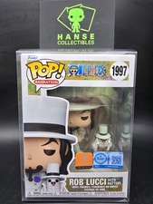 Funko Pop! One Piece Nr. 1997 Rob Lucci with Hattori Toy Temple Pre-Release