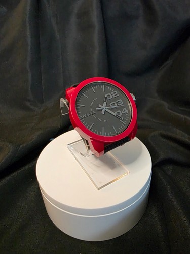 Diesel men 57mm red case - diesel, men's