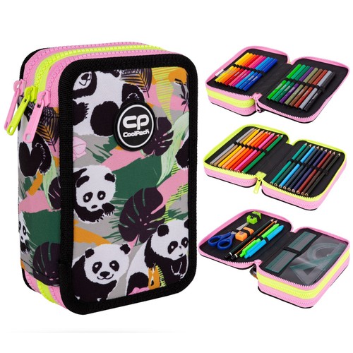Panda federtasche fache - panda, 3-fache
