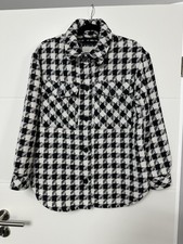 Hemdjacke Jacket Schwarz Weiß