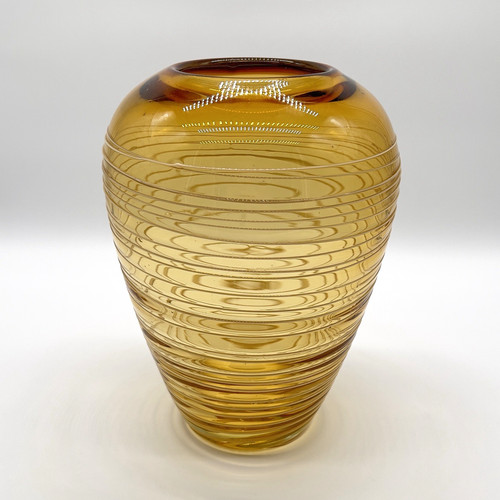 Vintage murano glas vase - (2),